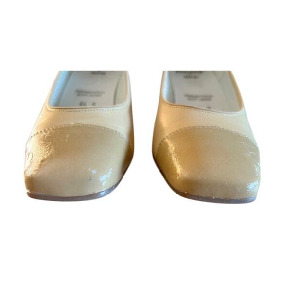 Y2K jenny by ara Milano Cap-Toe Pumps 8 – Beige/Tan Leather, - Picture 3 of 11